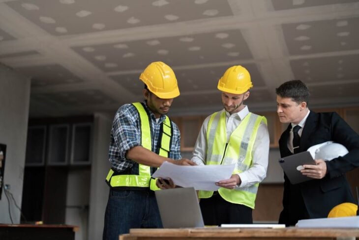 Investors consider plans for a commercial real estate project