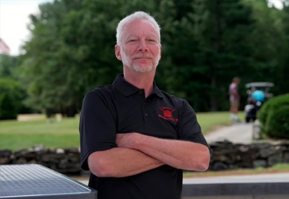 Scott Gloor, co-owner of Pine Valley Golf Course in Pelham, NH.
