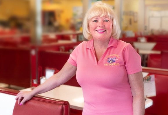 Marybeth Shanahan, owner of the Dream Diner in Tyngsborough, MA