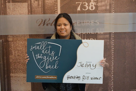 Small Acts-Heating Bill Winner, Jenny