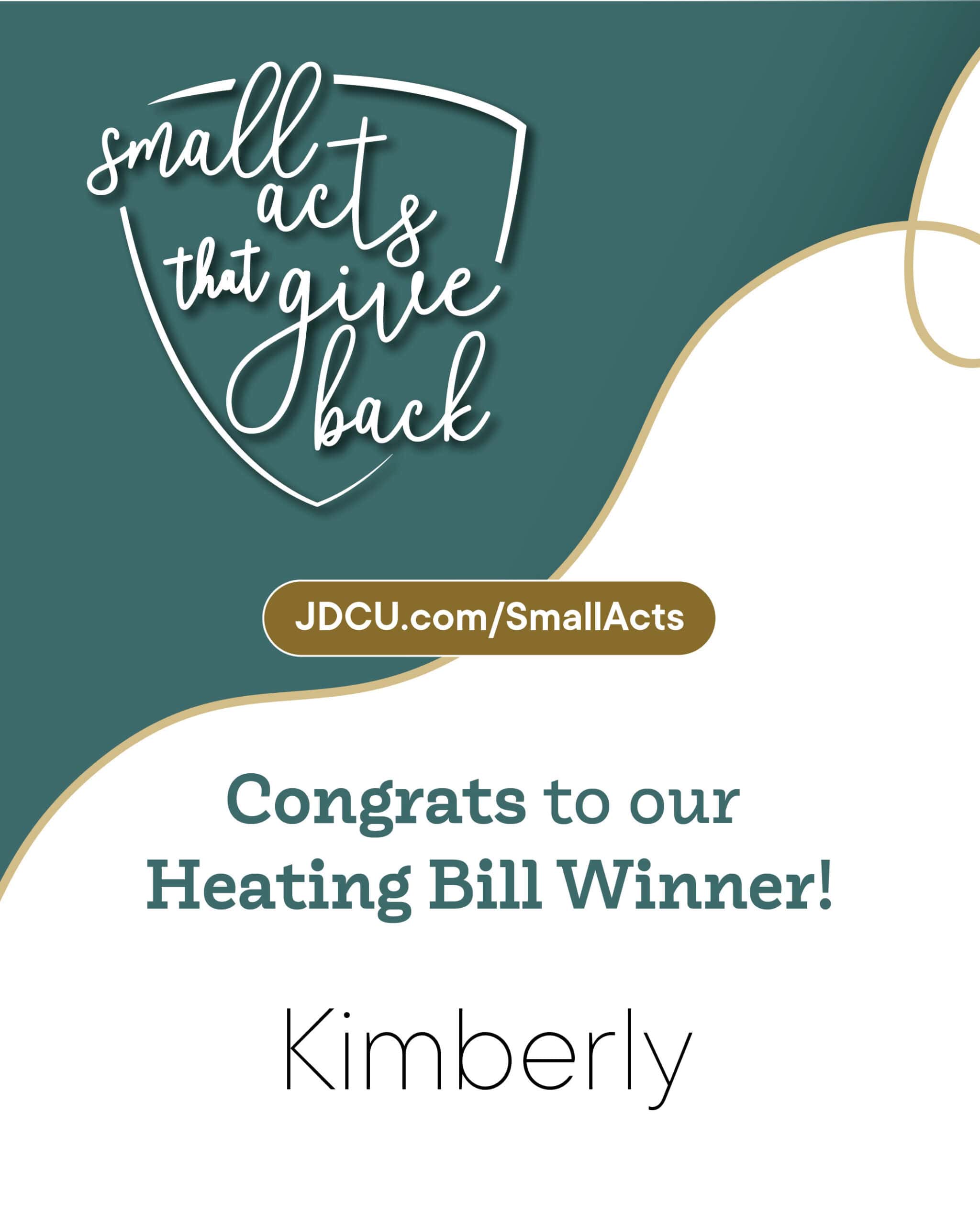 Jeanne D’Arc Heating Bill Winners 2025 - Jeanne D'Arc Credit Union