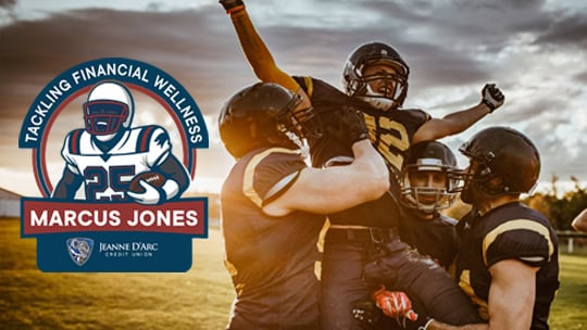 Tackling Financial Wellness with Jeanne D'Arc Credit Union and New England Cornerback Marcus Jones
