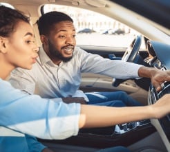 Couple in Car