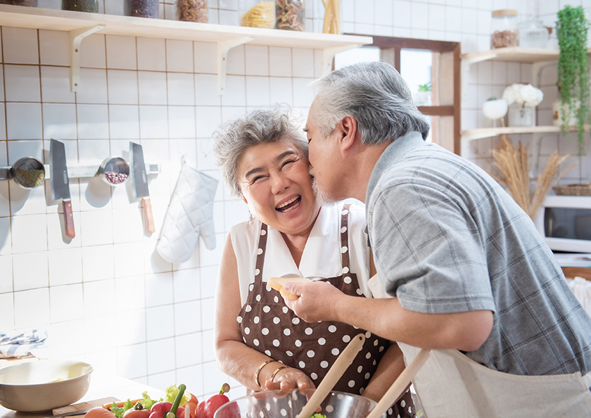 elderly couple in kitchen-hero